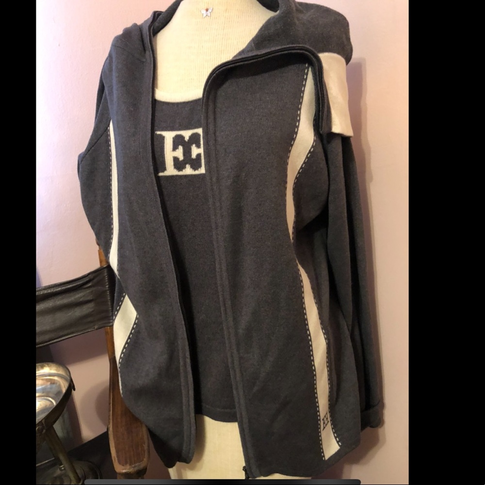 Escada two-piece sweater set